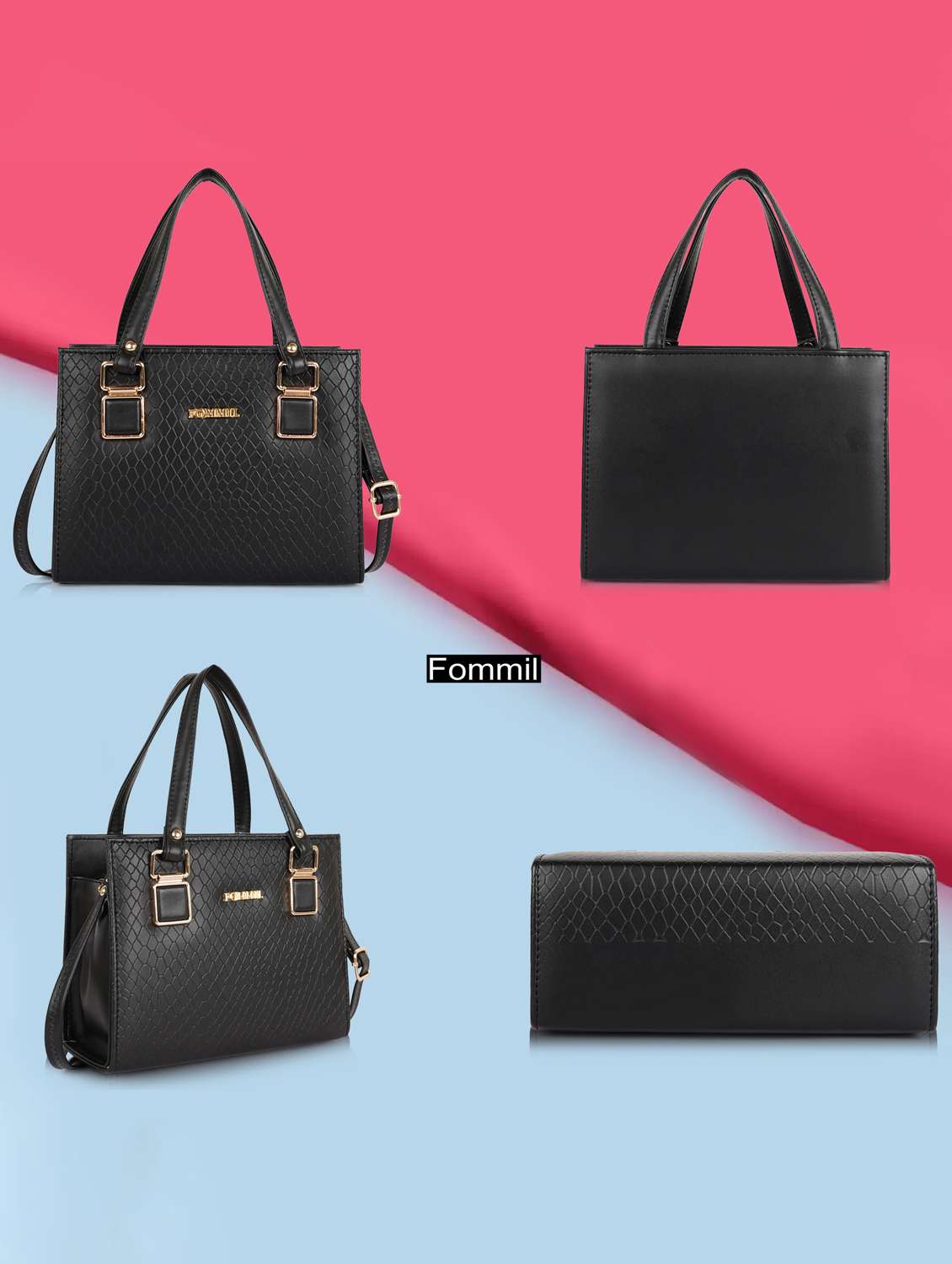 women textured structured leather handbag - 22231701 -  Standard Image - 2