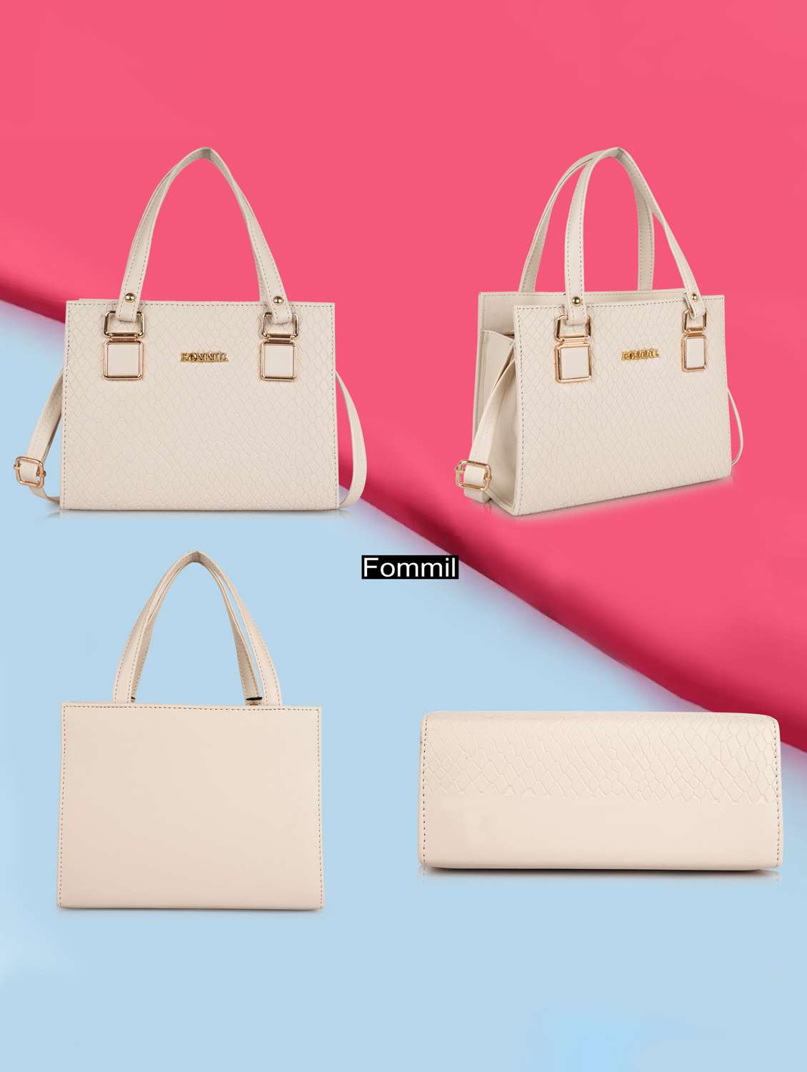 women textured structured leather handbag - 22231703 -  Standard Image - 2