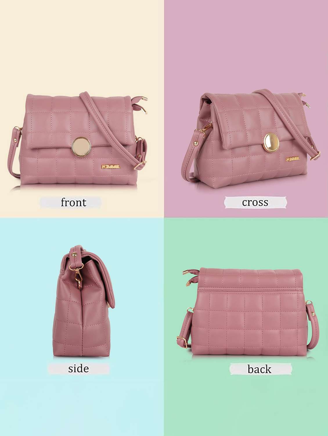 women quilted adjustable strap sling bag - 22231708 -  Standard Image - 2