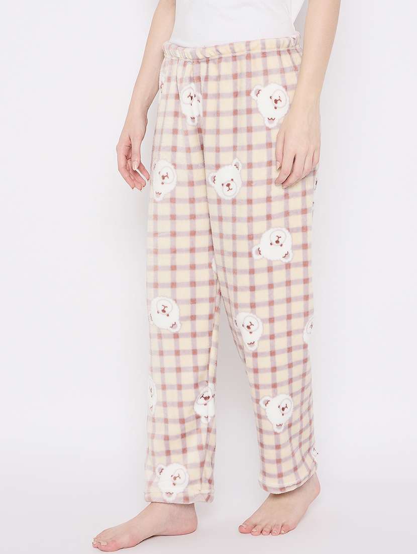 women printed mid rise loungewear pajama - 22231756 -  Standard Image - 2