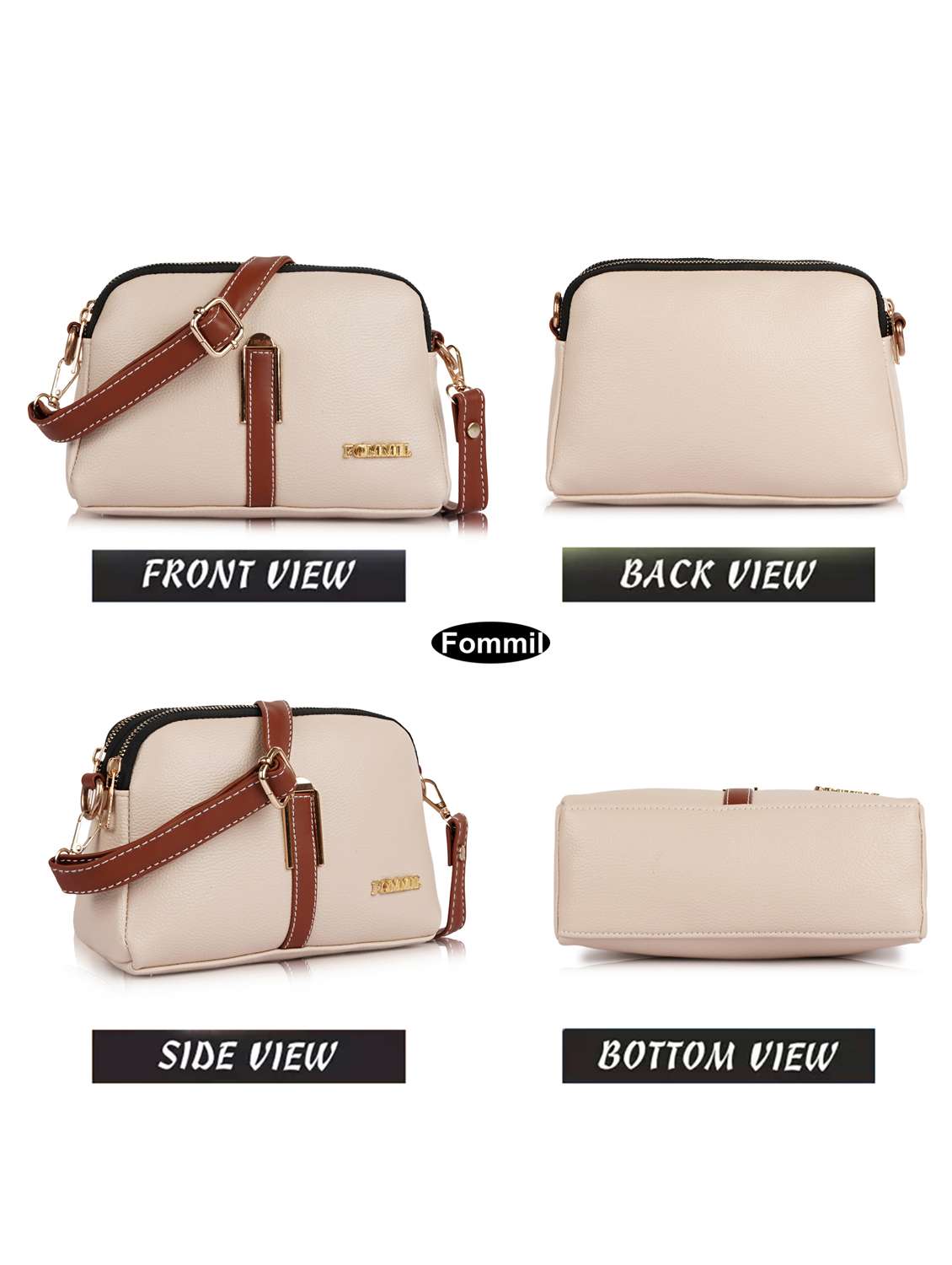 women solid adjustable strap sling bag - 22231803 -  Standard Image - 2