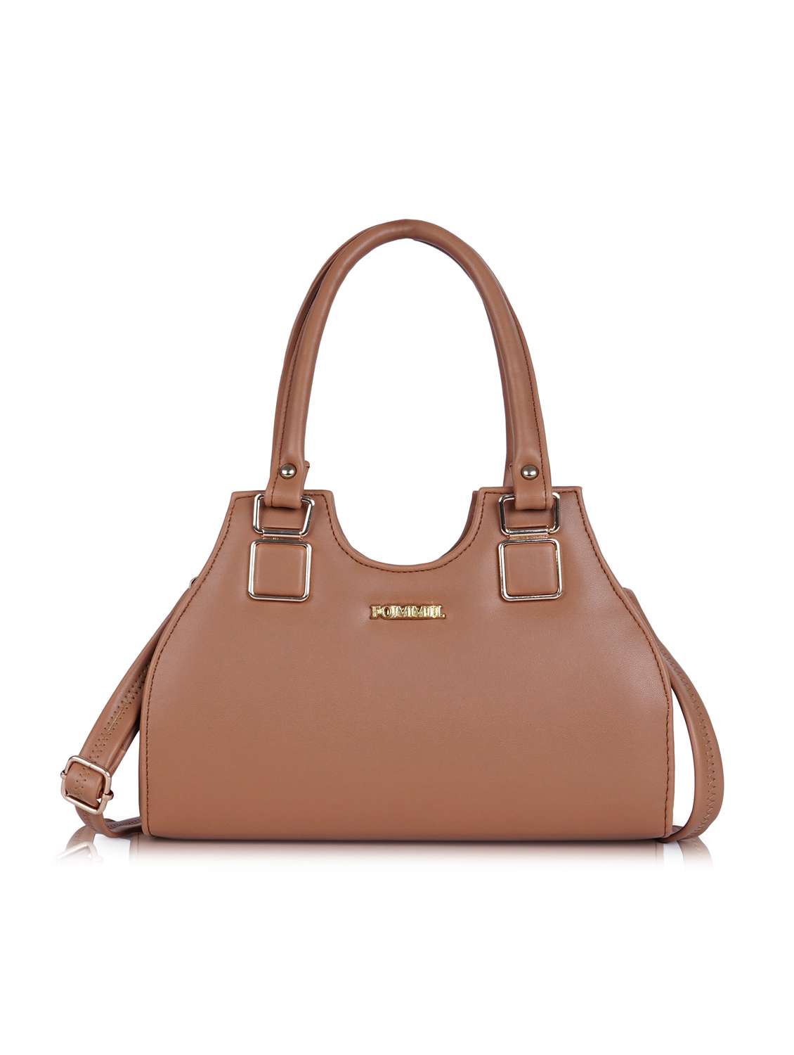 women solid structure handheld bag