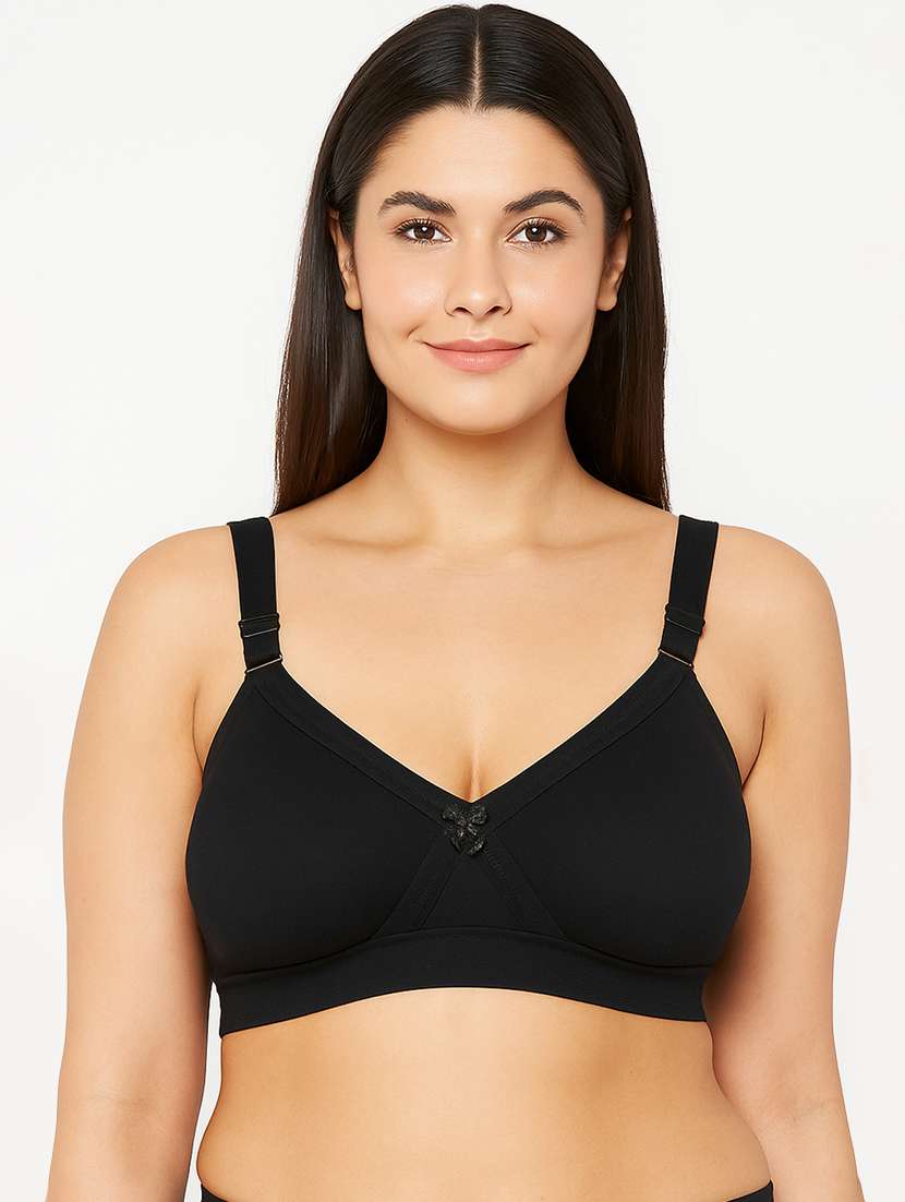 women solid non padded full coverage t-shirt bra