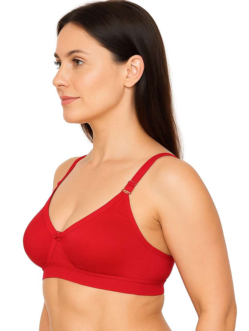 women solid non padded full coverage t-shirt bra - 22231834 -  Standard Image - 2
