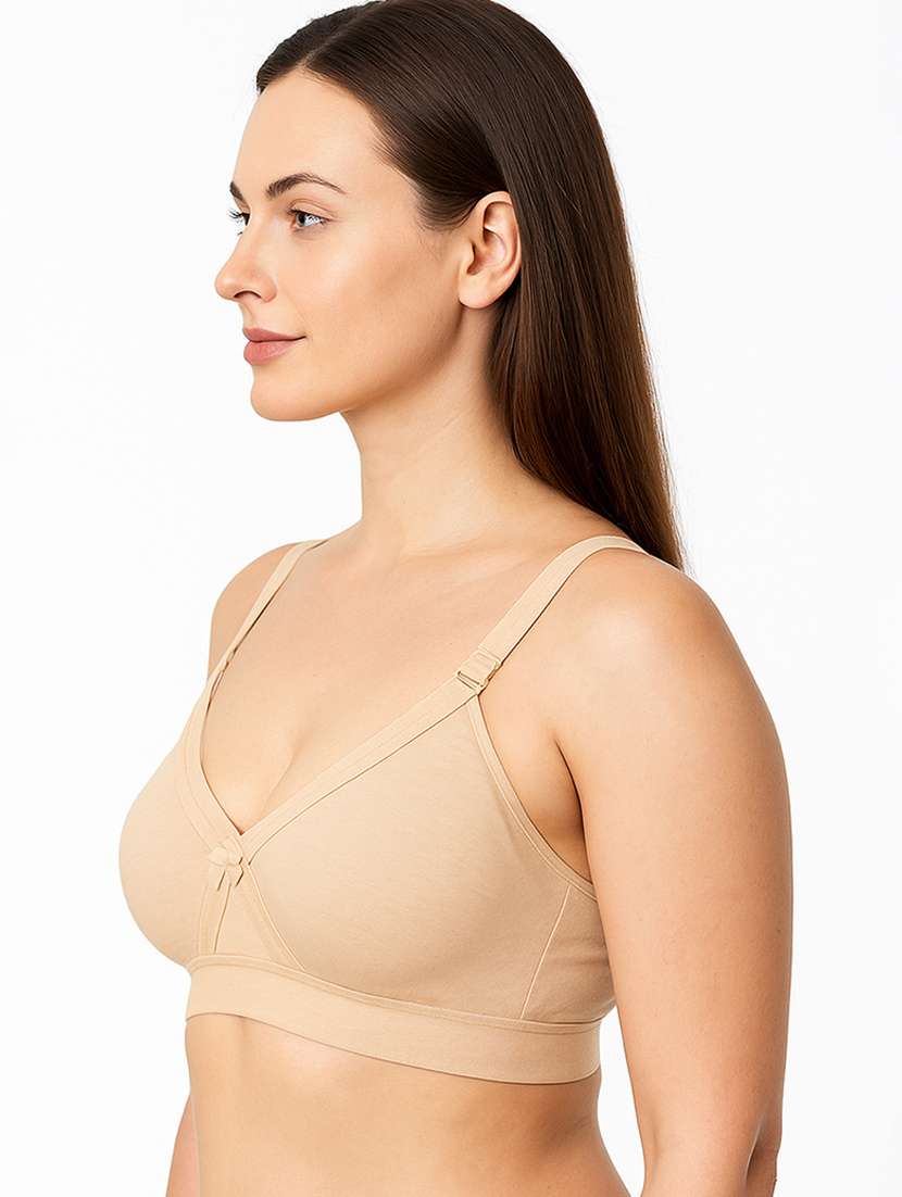 women solid non padded full coverage t-shirt bra - 22231835 -  Standard Image - 2