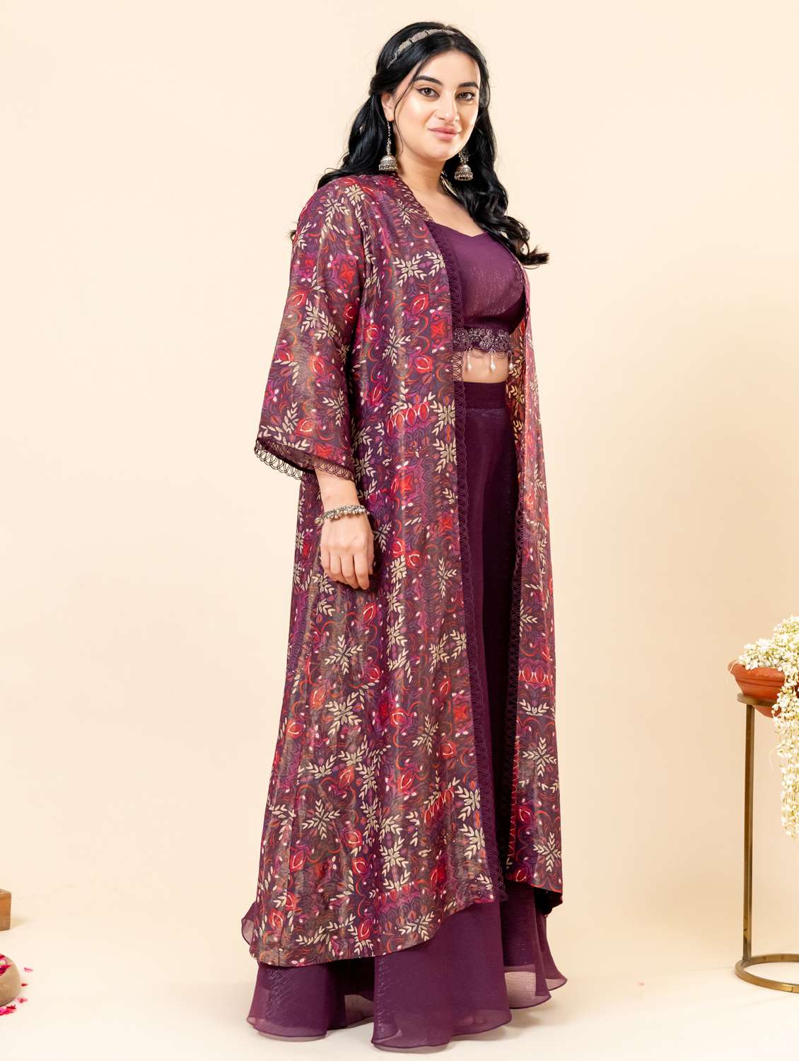 women plus size sweetheart neck fusion set - 22238813 -  Standard Image - 2