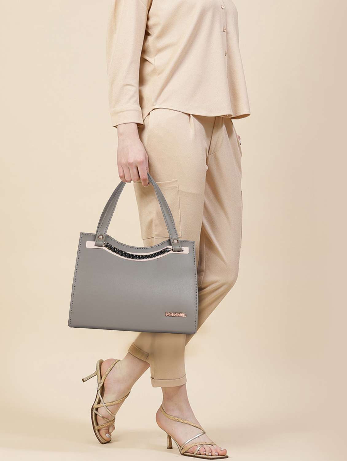 women solid structure handheld bag - 22238866 -  Standard Image - 2