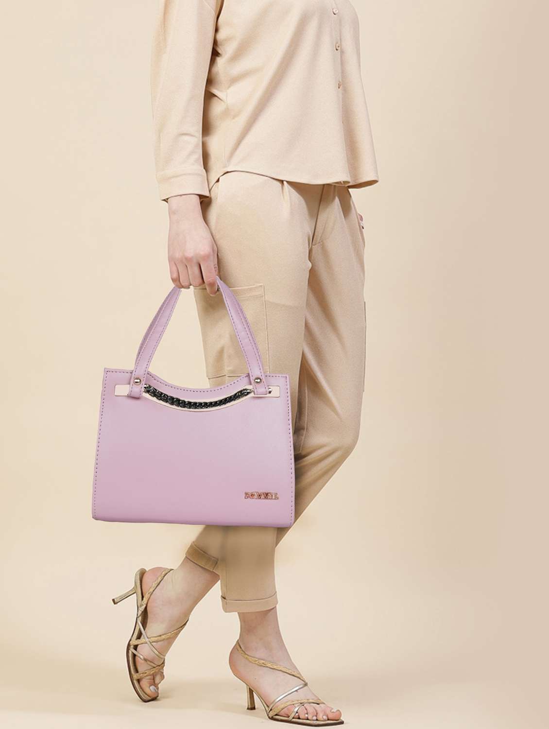 women solid structure handheld bag - 22238867 -  Standard Image - 2
