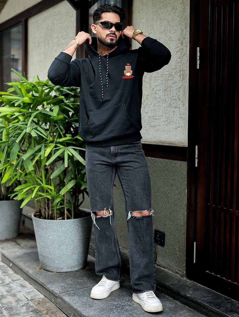 men printed long sleeve regular fit sweatshirt - 22238919 -  Standard Image - 2