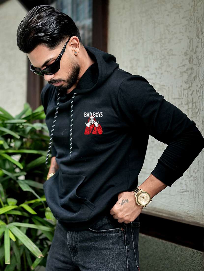 men printed long sleeve regular fit sweatshirt - 22238923 -  Standard Image - 2