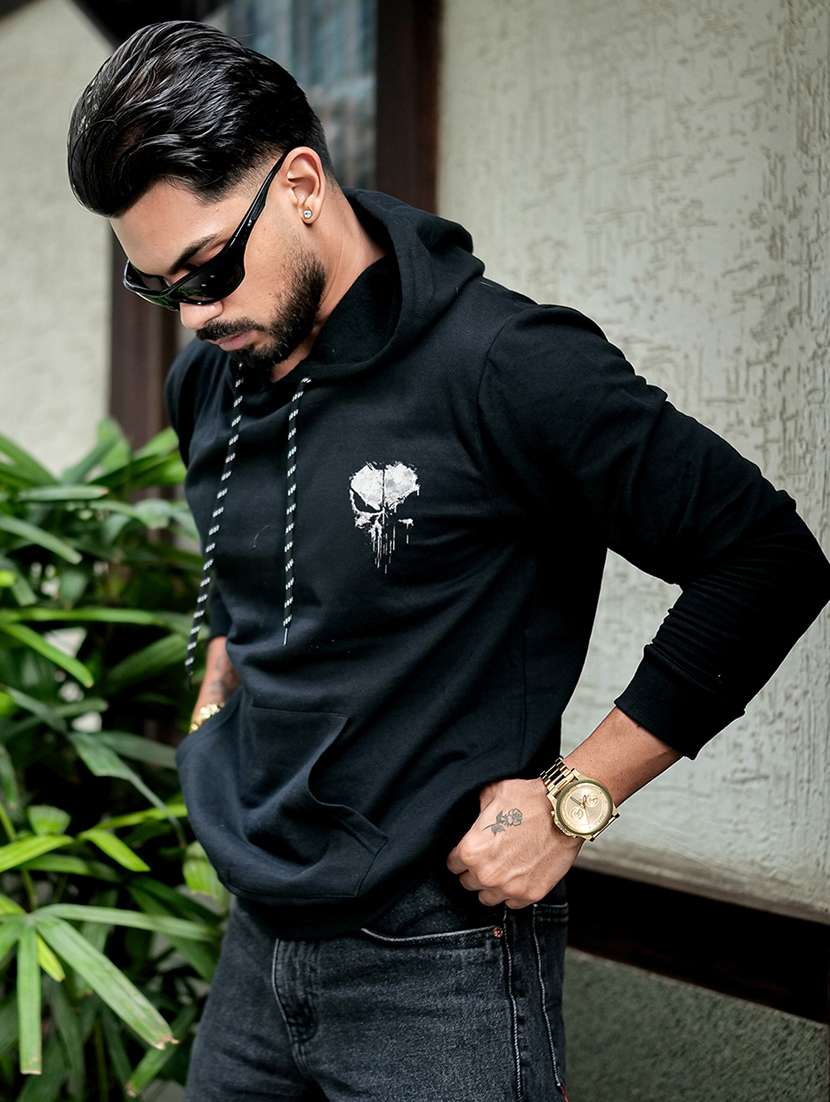 men printed long sleeve regular fit sweatshirt - 22238927 -  Standard Image - 2