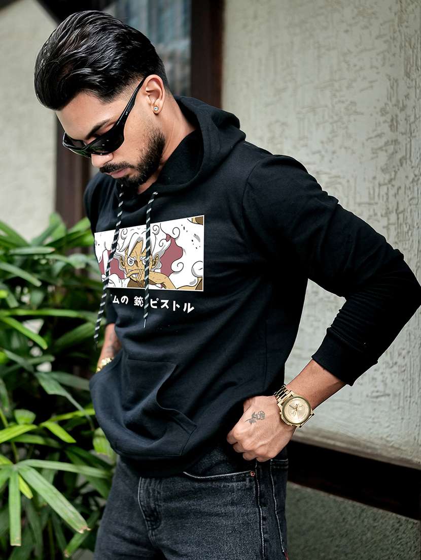 men printed long sleeve regular fit sweatshirt - 22238940 -  Standard Image - 2