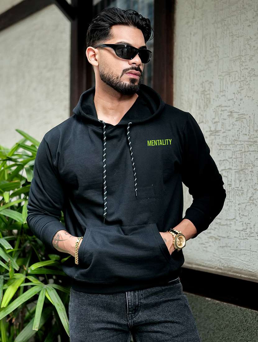 men printed long sleeve regular fit sweatshirt