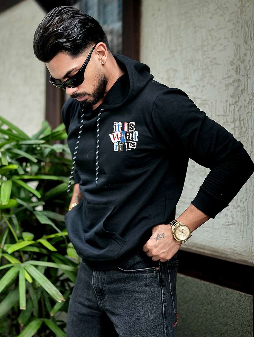 men typographic long sleeve regular fit sweatshirt - 22239008 -  Standard Image - 2