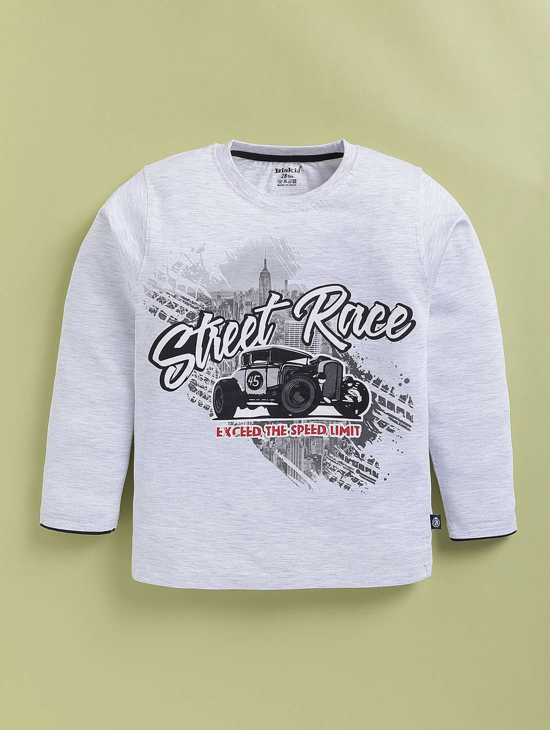 boys printed round neck full length co-ord set - 22239087 -  Standard Image - 2