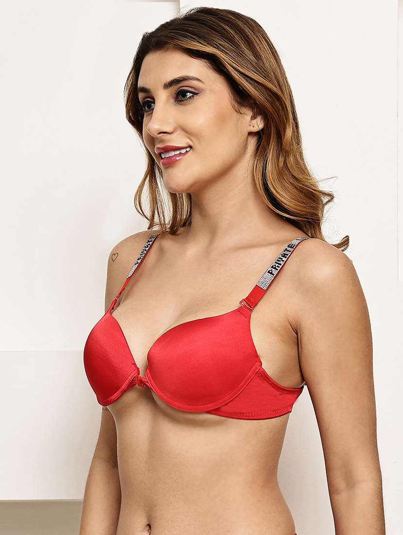 women solid underwired push up bra - 22239096 -  Standard Image - 2