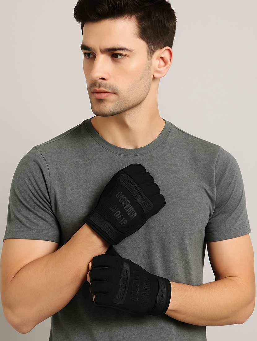 men pack of 2 half finger tactical gloves - 22239111 -  Standard Image - 2