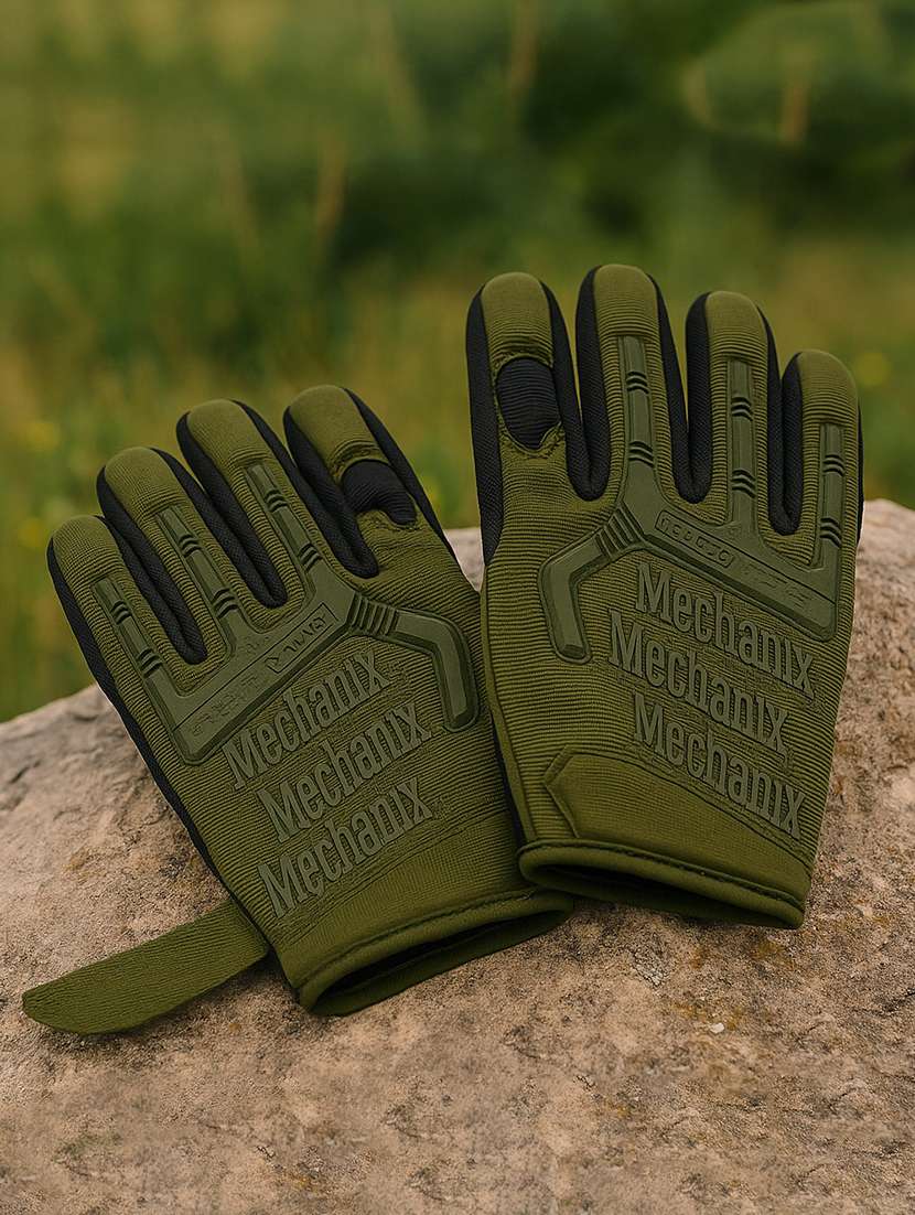 men pack of 2 solid full-finger tactical gloves - 22239115 -  Standard Image - 2