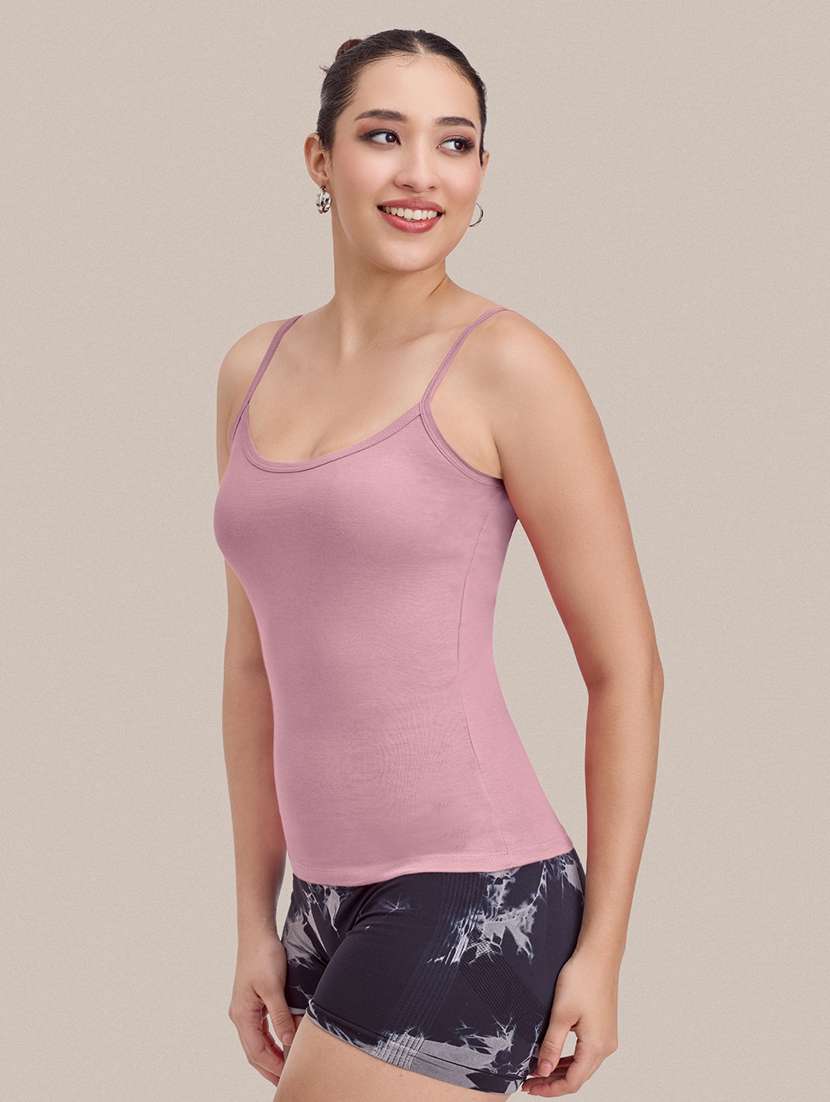 women solid sleeveless camisole - 22239288 -  Standard Image - 2
