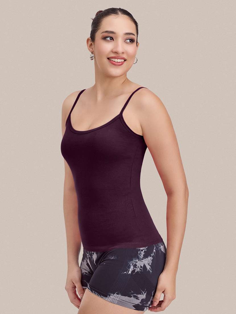 women solid sleeveless camisole - 22239289 -  Standard Image - 2