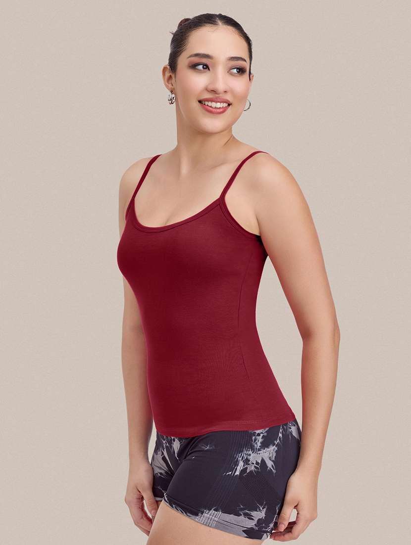 women solid sleeveless camisole - 22239290 -  Standard Image - 2