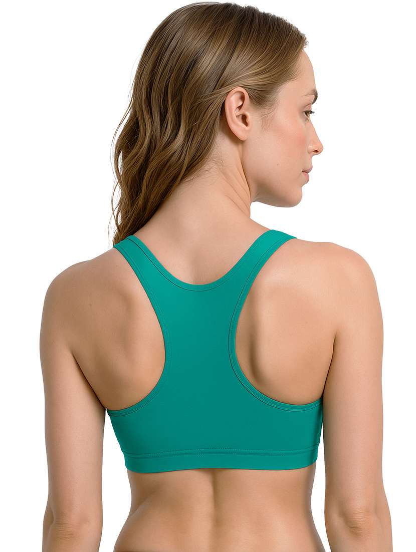 women solid full coverage sports bra - 22239588 -  Standard Image - 2