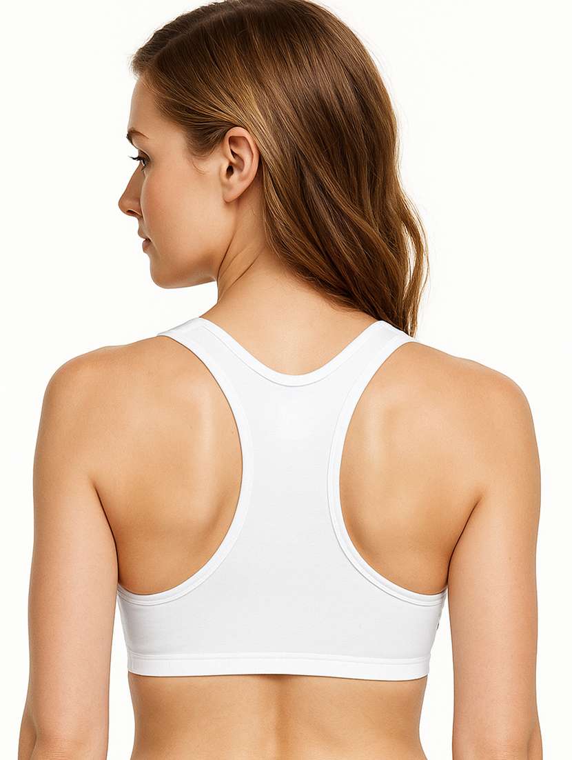 women solid full coverage sports bra - 22239594 -  Standard Image - 2