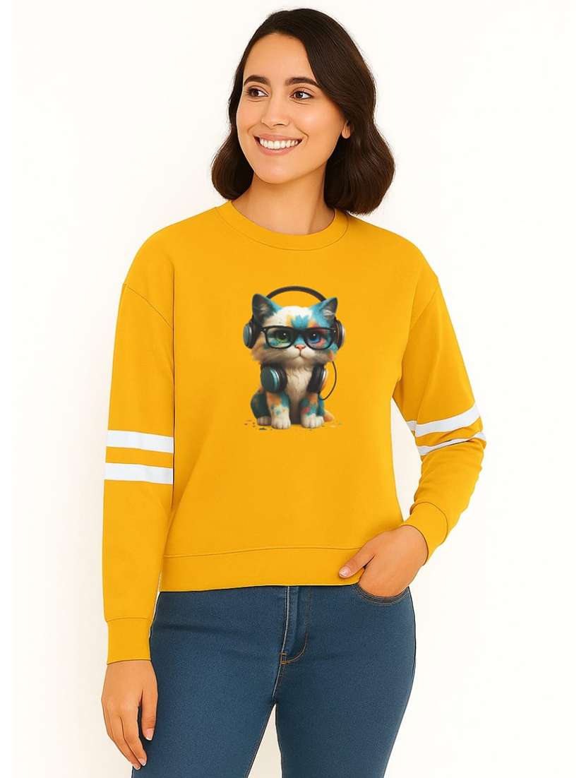 women pack of 2 printed long sleeve sweatshirt - 22239653 -  Standard Image - 2