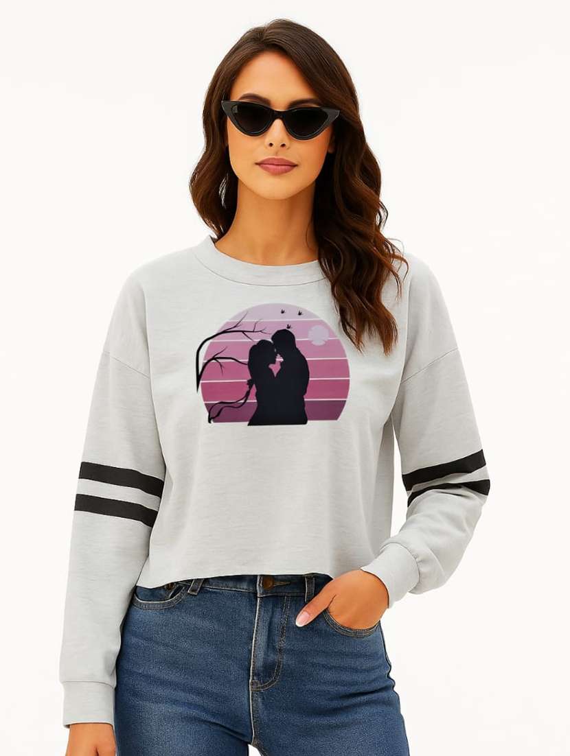 women pack of 2 printed long sleeve sweatshirt - 22239656 -  Standard Image - 2