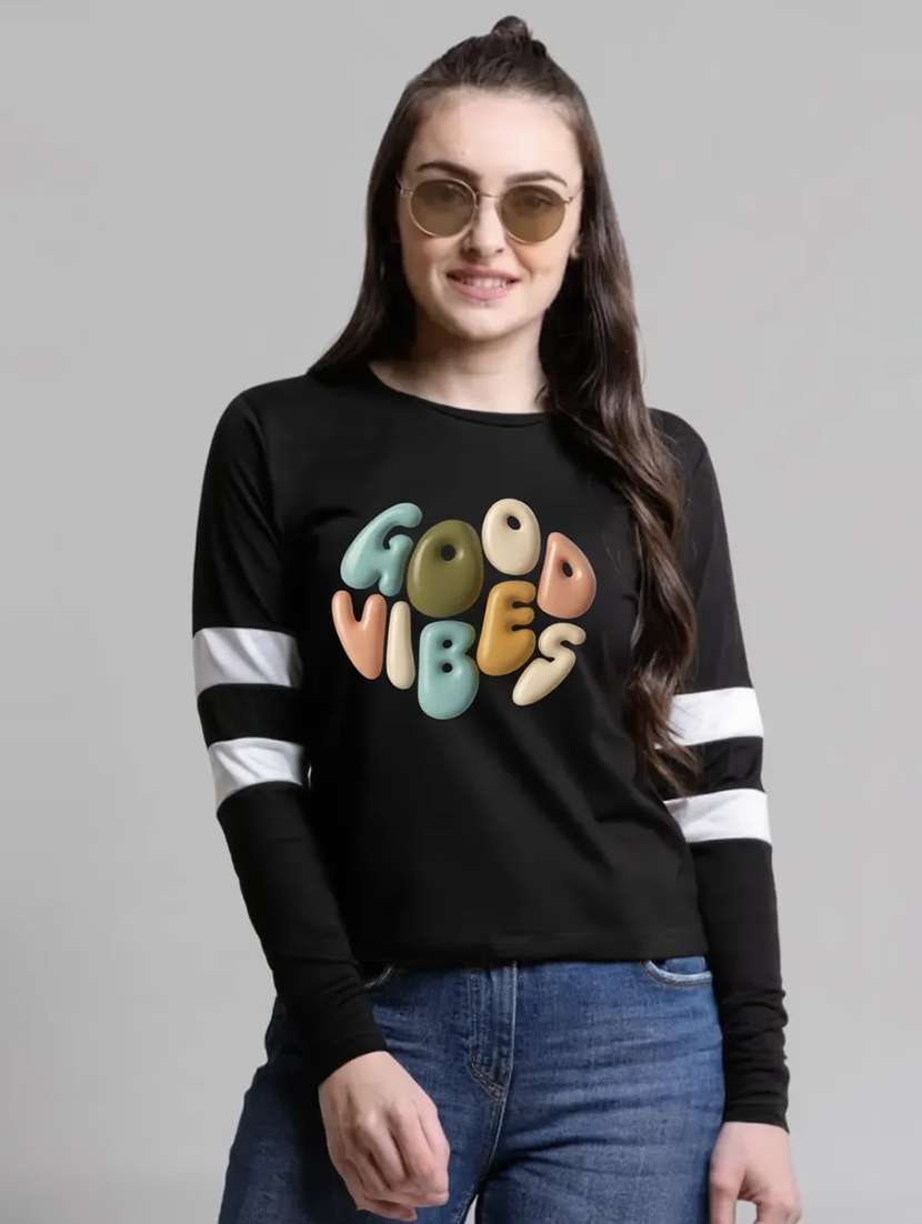 women pack of 2 printed long sleeve sweatshirt - 22239671 -  Standard Image - 2