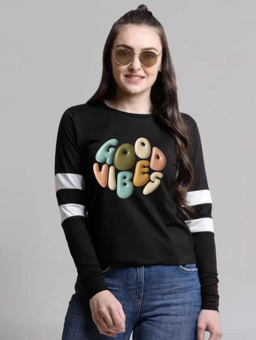 women pack of 2 printed long sleeve sweatshirt - 22239673 -  Standard Image - 2