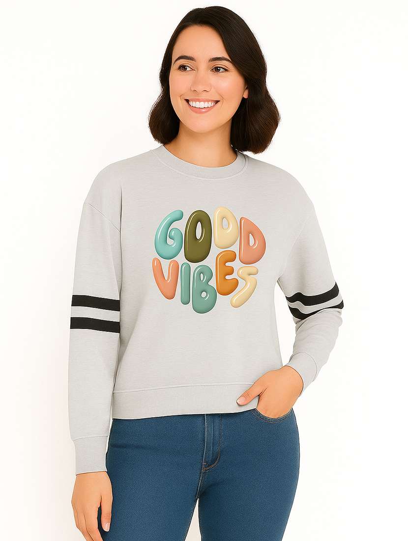 women pack of 2 printed long sleeve sweatshirt - 22239674 -  Standard Image - 2