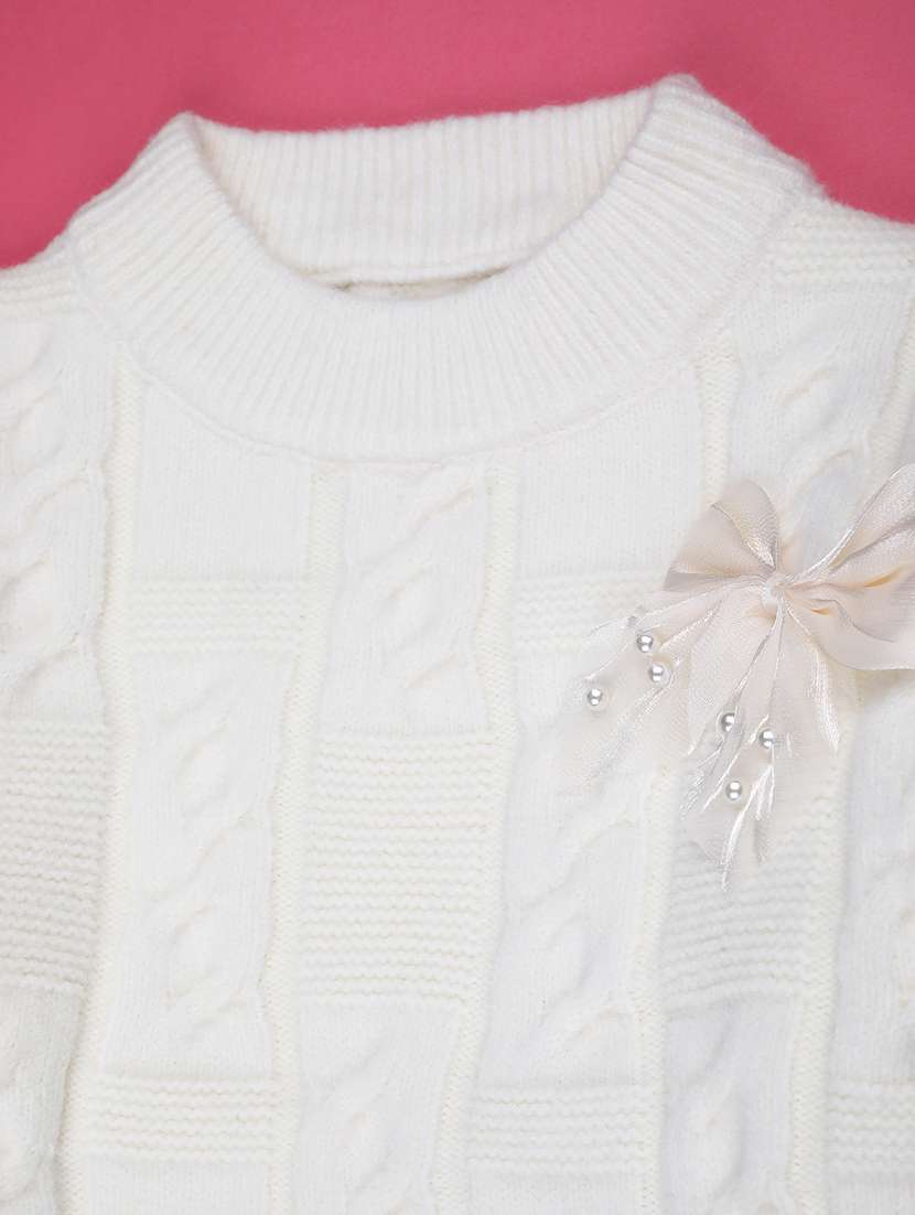 girls self designed long sleeve sweater - 22239990 -  Standard Image - 2