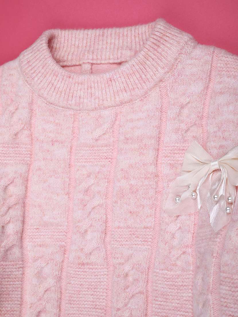 girls self designed long sleeve sweater - 22239992 -  Standard Image - 2