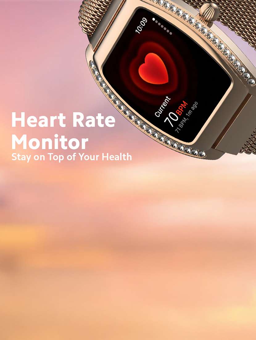 snapup regalia zenith bluetooth calling party wear smartwatch (gold blend) - 22240509 -  Standard Image - 7