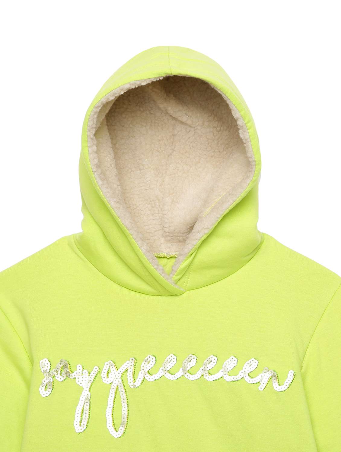 girls printed long sleeve hooded sweatshirt - 22240519 -  Standard Image - 2