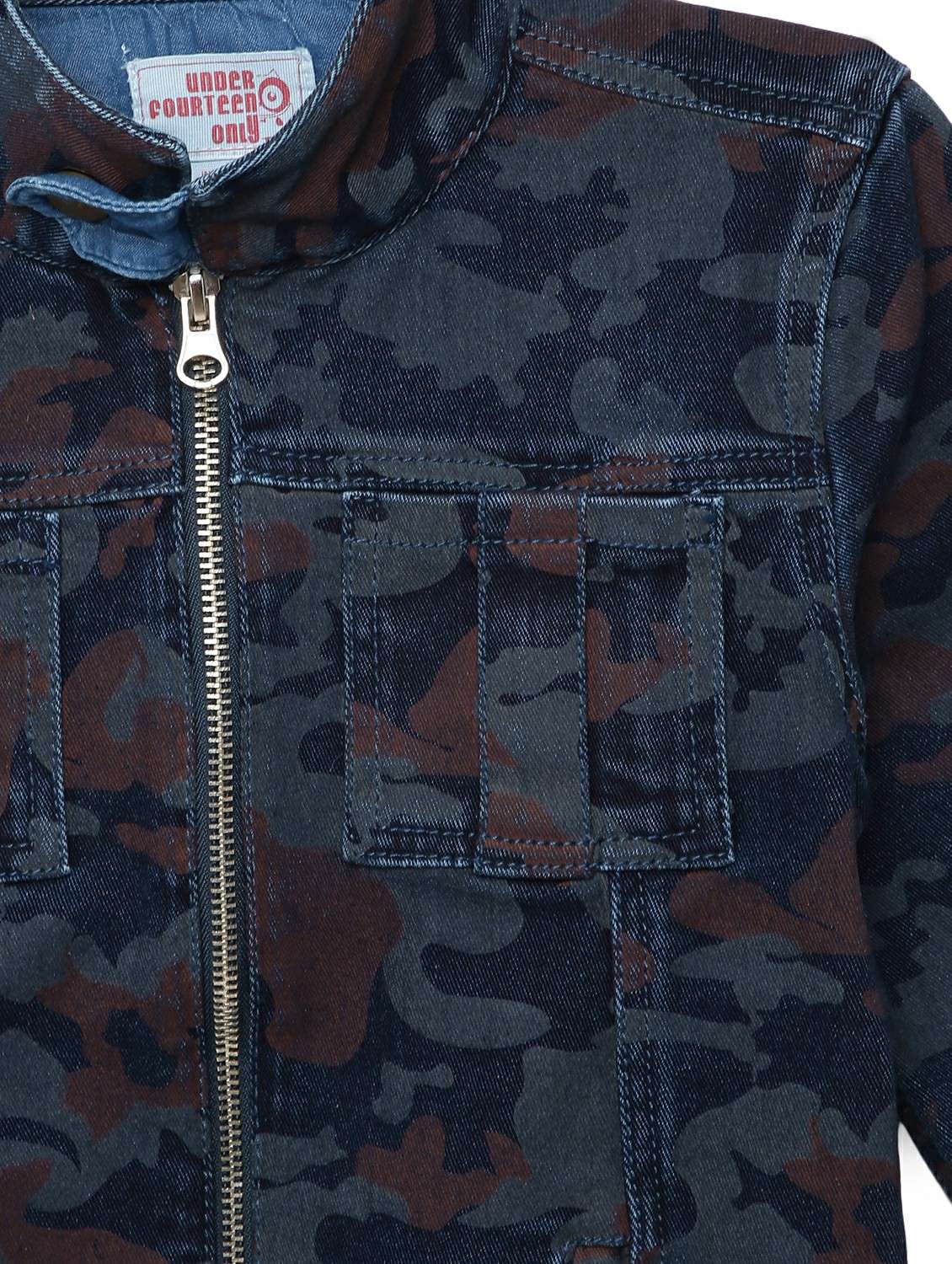 boys printed long sleeve regular shacket - 22240533 -  Standard Image - 2