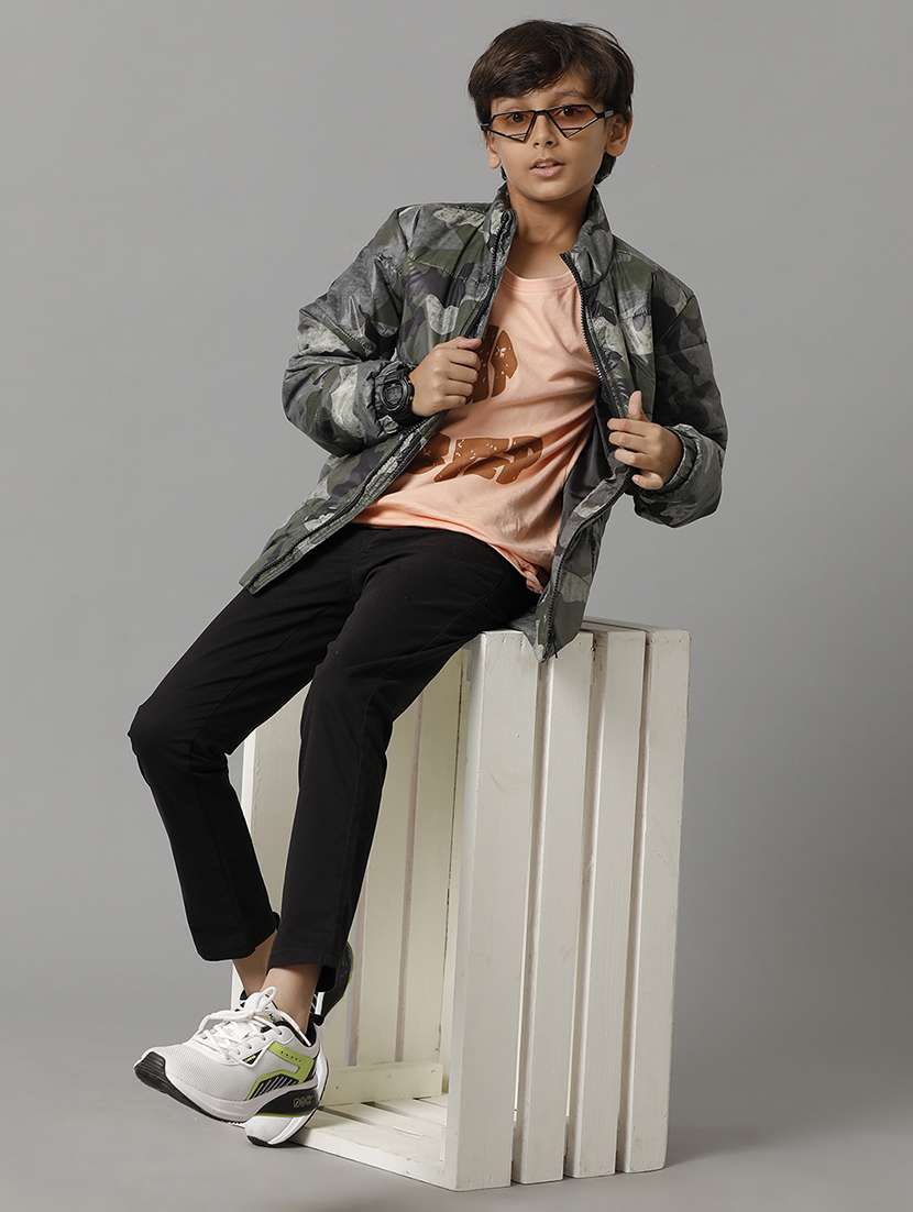 boys long sleeve quilted jacket - 22240546 -  Standard Image - 2