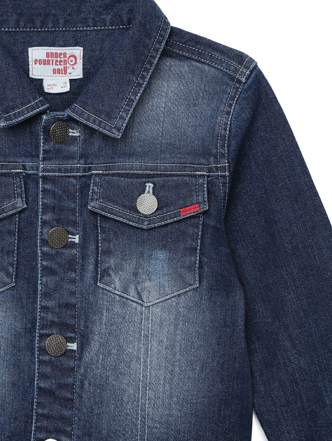 girls long sleeve regular denim jacket - 22240557 -  Standard Image - 2