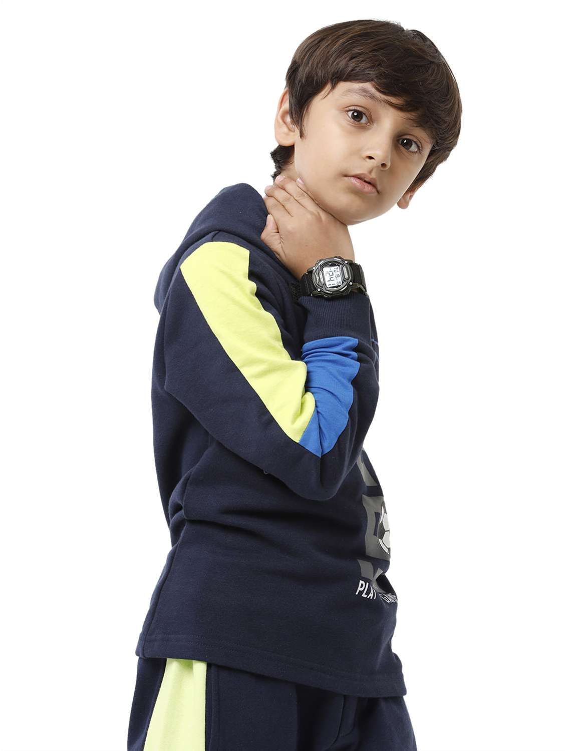 boys long sleeve hooded sweatshirt - 22240569 -  Standard Image - 2