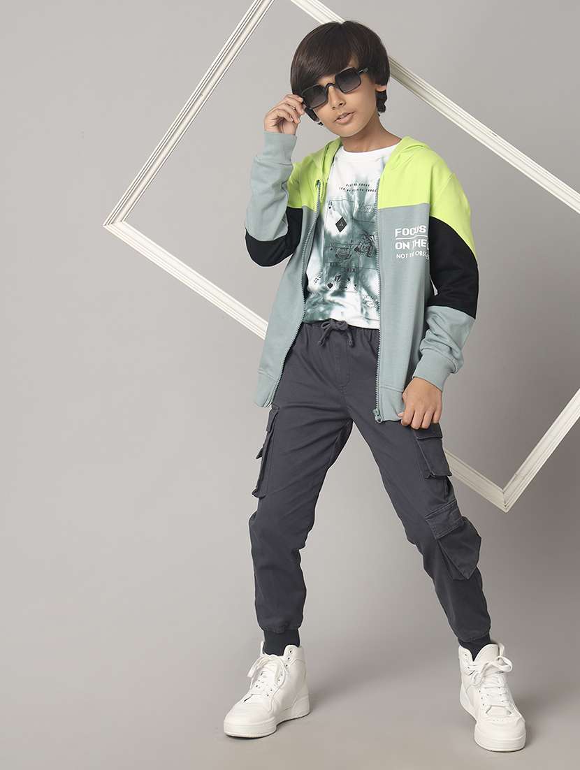 boys long sleeve hooded sweatshirt - 22240589 -  Standard Image - 2