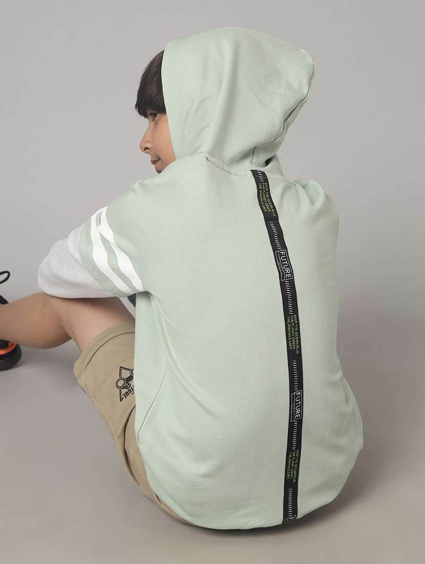 boys long sleeve hooded sweatshirt - 22240591 -  Standard Image - 2