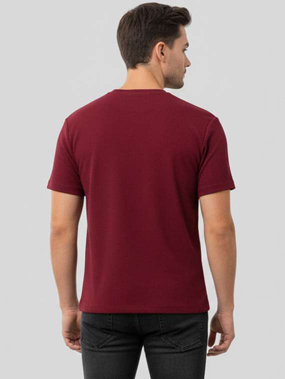 men self design short sleeve regular fit t-shirt - 22240642 -  Standard Image - 2