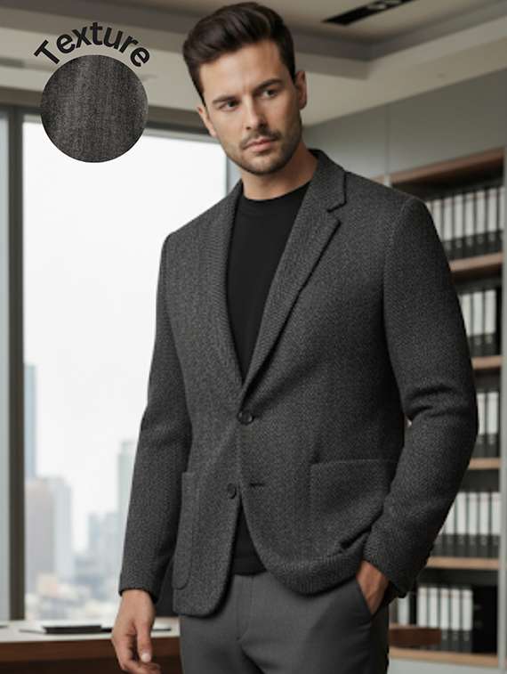 men self design long sleeve winter coat - 22240653 -  Standard Image - 2