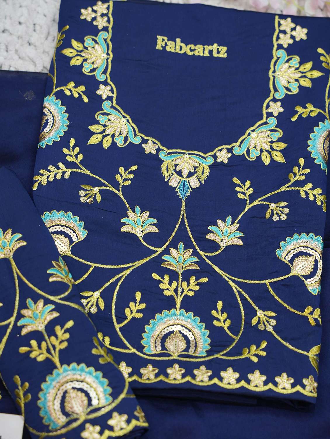 women self design south indian style unstitched lehenga choli - 22240675 -  Standard Image - 2