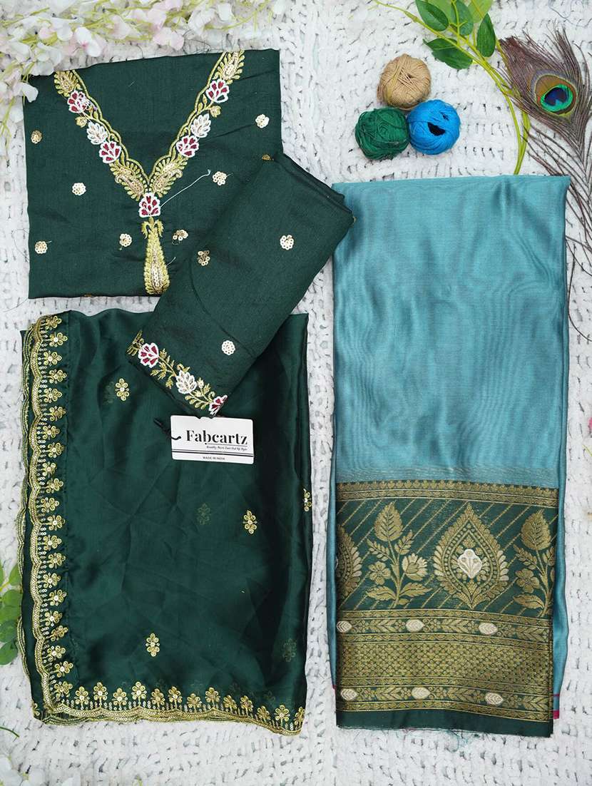 women self design south indian style unstitched lehenga choli - 22240705 -  Standard Image - 2