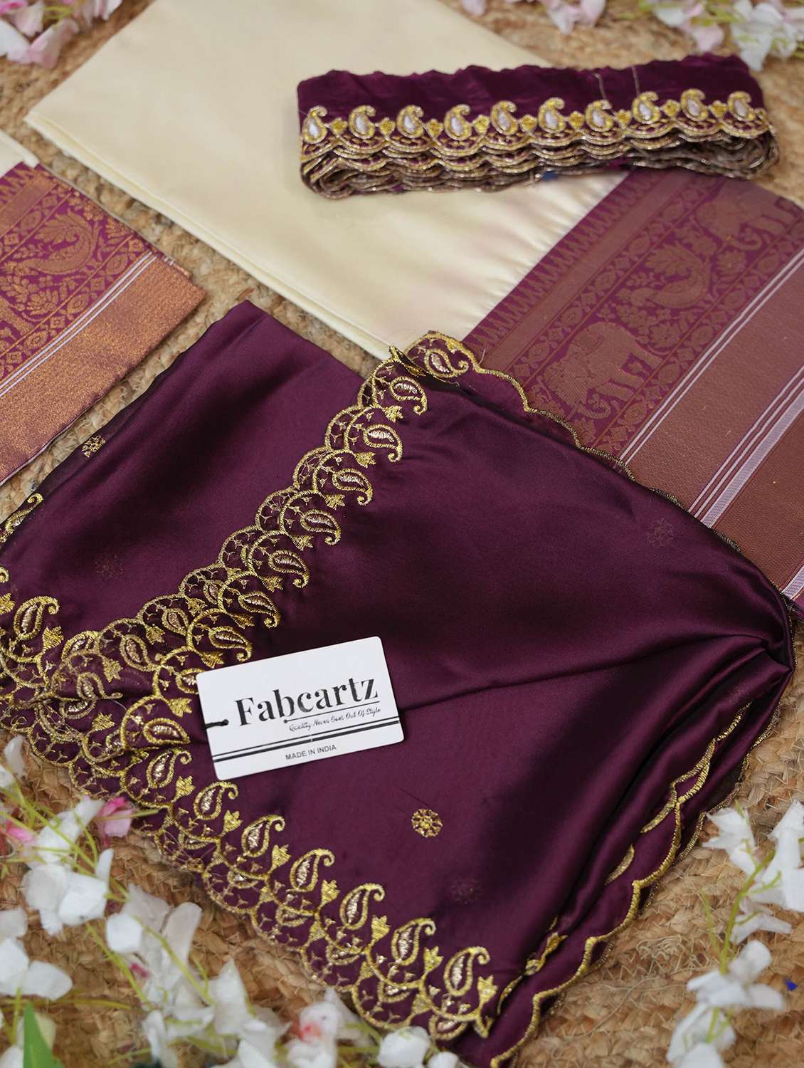 women self design south indian style unstitched lehenga choli - 22240716 -  Standard Image - 2