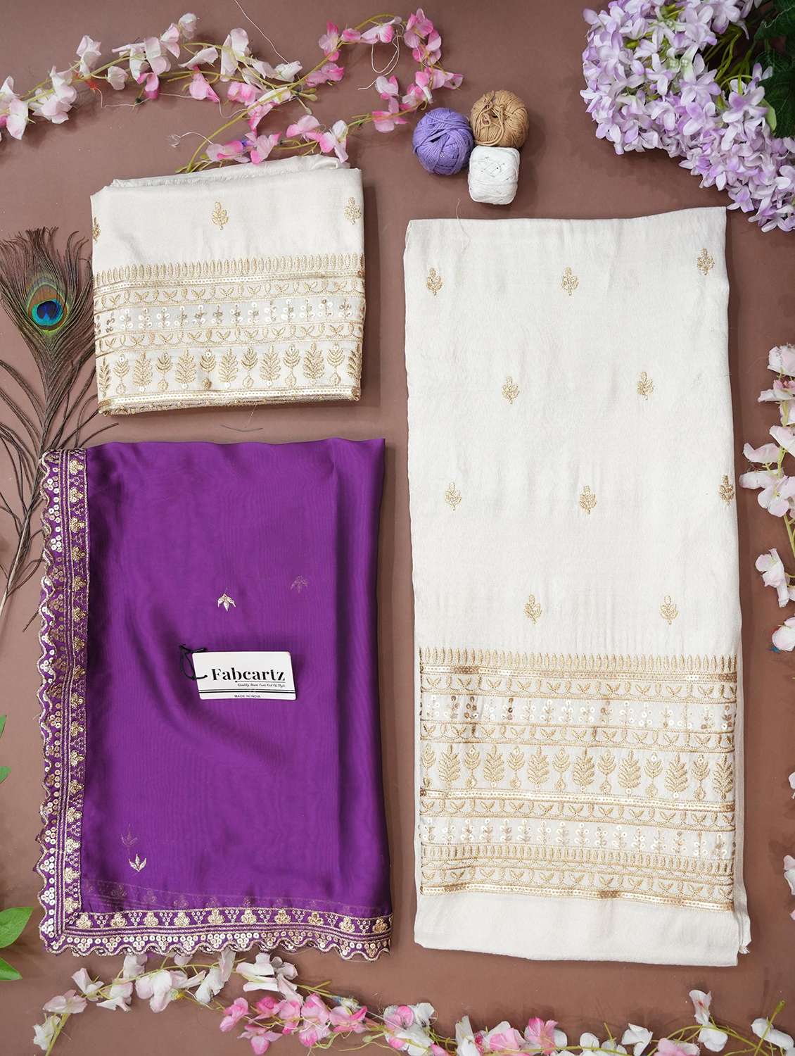 women solid with work unstitched lehenga choli - 22240723 -  Standard Image - 2