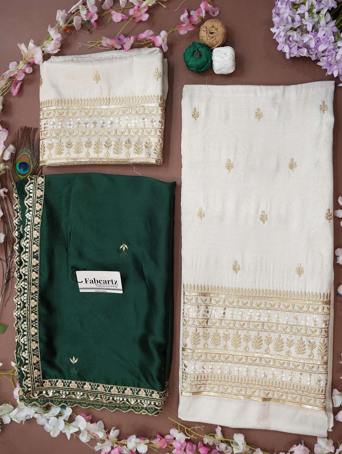 women solid with work unstitched lehenga choli - 22240724 -  Standard Image - 2