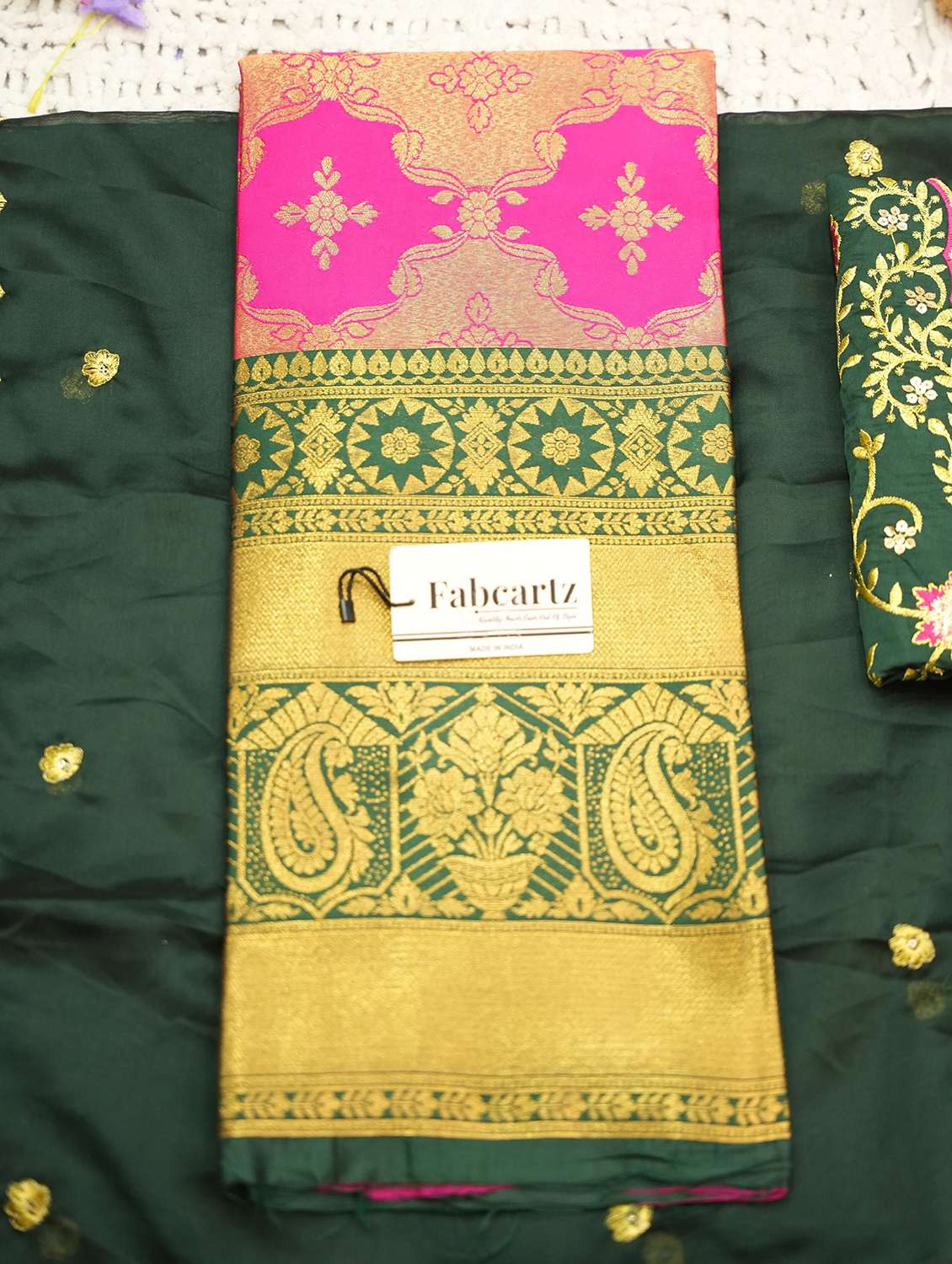 women self design south indian style unstitched lehenga choli - 22240748 -  Standard Image - 2